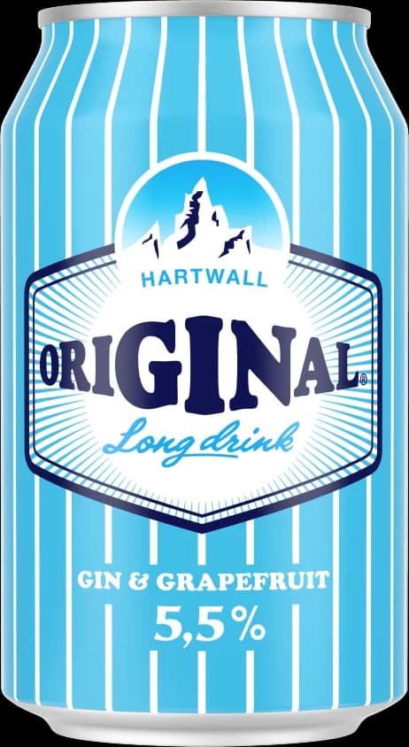 Gin Grapefruit Hartwall Long Drink can