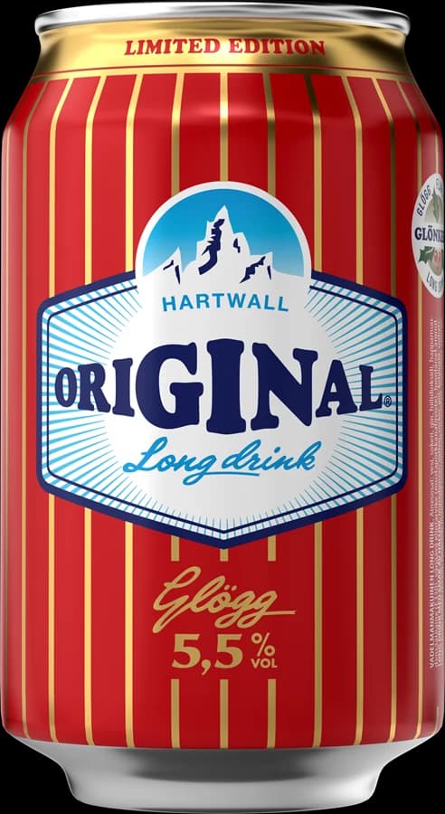 Glögg Hartwall Long Drink can